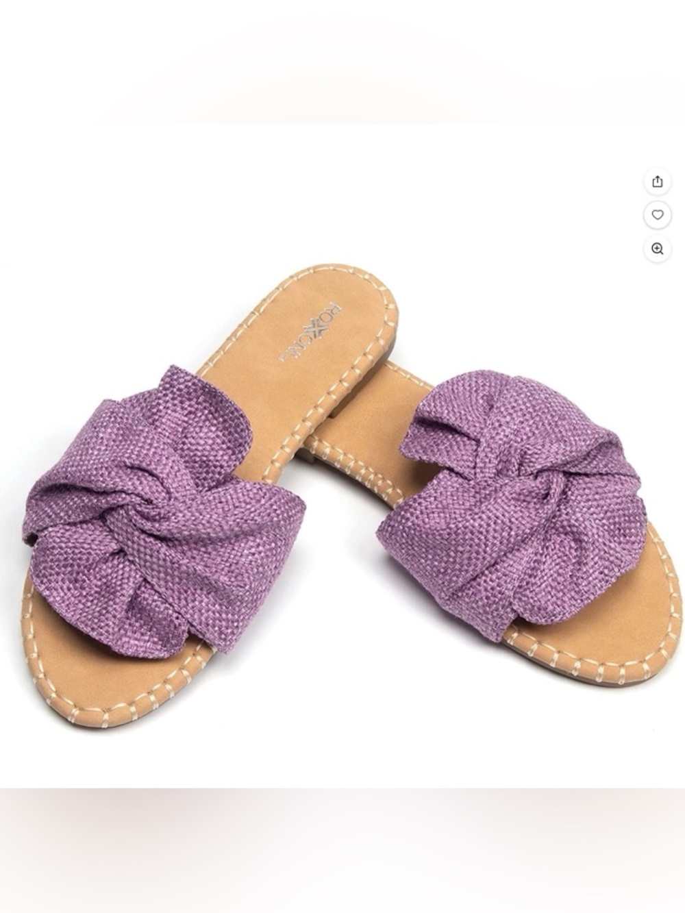 Roxoni Knot-Detail Slide Sandals Size 9
EUC